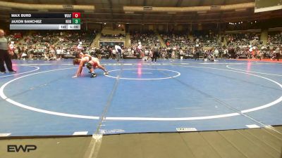 108 lbs Quarterfinal - Max Burd, Weatherford Youth Wrestling vs Jaxon Sanchez, Reign