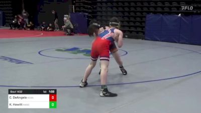 105 lbs Consi Of 4 - Cole DeAngelo, Keansburg, NJ vs Keaghan Hewitt, Manchester, PA