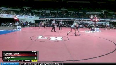 150 lbs Semis (4 Team) - Kevin Scafe, Cox vs Charles Perrin, Delaware Military Acad (DE)