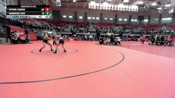120 lbs Cons. Round 3 - Nyomi Caban, South Grand Prairie vs Jennifer Cho, Lewisville Flower Mound