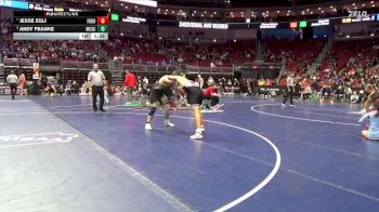 3A-190 lbs Quarterfinal - Jesse Egli, Fort Dodge vs Andy Franke, Muscatine