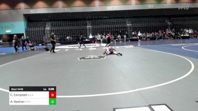 113 lbs Consi Of 8 #1 - Cayden Campbell, Allen vs Aiden Bastian, Layton