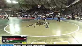 3A 145 lbs Cons. Round 3 - Casey Maxwell, West Seattle vs Andrew Milward, University