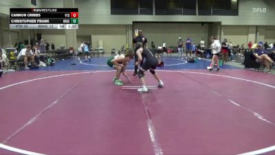 144 lbs Round 5 (6 Team) - Cannon Cribbs, Venice Takedown Club vs Christopher Frank, BRAWL Silver