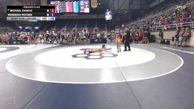 132 lbs Champ. Rd Of 128 - Michael Ciancio, WI vs Nehemiah Boyden, GA