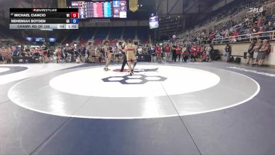 132 lbs Champ. Rd Of 128 - Michael Ciancio, WI vs Nehemiah Boyden, GA