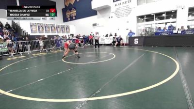 170 lbs 3rd Place Match - Nicole Chavez, Walnut vs Isabella De La Vega, Etiwanda