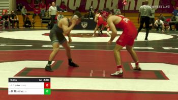 184 lbs Quarterfinal - Jonathan Loew, Cornell vs Brian Bonino, Columbia