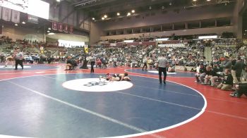4A 120 lbs Semifinal - Tycen Baber, Mena vs Trenton Villarreal, Pottsville