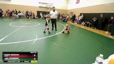 49 lbs Cons. Semi - Jake Newberry, Cashmere Wrestling Club vs Kasen Gresham, NWWC