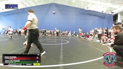 49 lbs Semis (4 Team) - Waylon Macke, Firebird Elite vs Max Hunsel, Slyfox Black