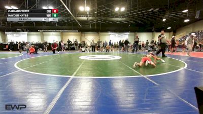73-76 lbs Rr Rnd 4 - Oakland Witte, Cardinal Wrestling Club vs Hayden Hayes, Weatherford Youth Wrestling
