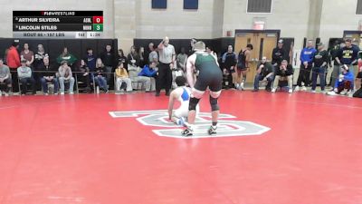 157 lbs Round Of 16 - Arthur Silveira, Ashland vs Lincolin Stiles, Minnechaug