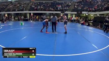 115 lbs Round 1 - Zion Alstat, Jesup Mat Club vs Matthew Ellingson, Hudson Pirate Elite