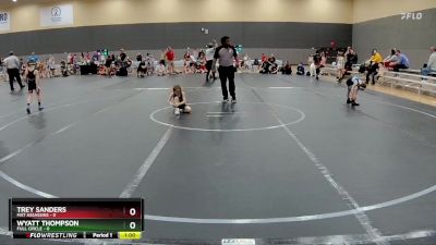 40 lbs Round 8 (10 Team) - Wyatt Thompson, Full Circle vs Trey Sanders, Mat Assassins