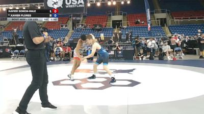 138 lbs Cons. Sub-rd Of 16 - Xavier Sonon-Hale, Illinois vs Xavier Flores, Indiana