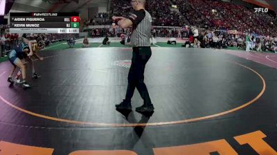 3A 113 lbs Quarterfinal - Kevin Munoz, West Jefferson vs Aiden Figueroa, Kellogg