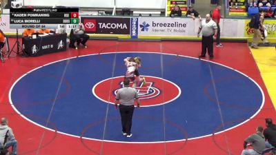 110 lbs Round Of 64 - Kaden Pomraning, Red Lion vs Luca Morelli, Dubois