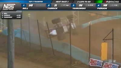 8. Pierson Catches A Wheel & The Fence At Action Track USA