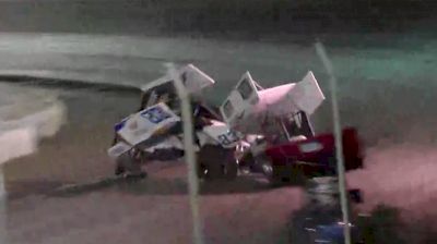 Tanner Carrick Flip | Sprint Spooktacular at Marysville Raceway