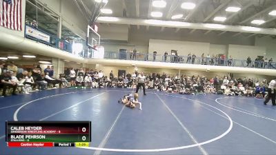 80 lbs Round 1 (4 Team) - Caleb Heyder, Sanderson Wrestling Academy vs Blade Pehrson, Stallions