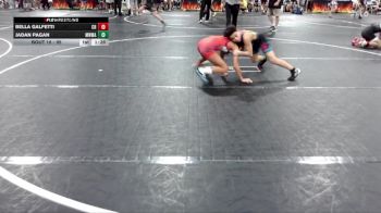 95 lbs Round 1 - Bella Galfetti, Carolina Reapers vs Jadan Pagan, Mighty Warriors Wrestling Acad
