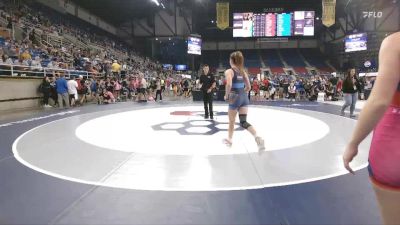 100 lbs Cons. Rd Of 64 - Zoiee Ward, MO vs Taylor Shadel, PA