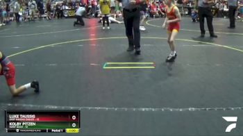 60 lbs Finals (8 Team) - Kolby Pitzen, SWAT Gold vs Luke Taussig, East Kansas Eagles