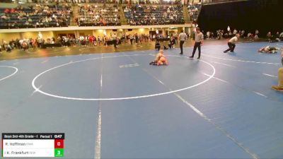 Boys 3rd-4th Grade - 67 Semis - Rowan Hoffman, Iowa vs Kaden Frankfurt, DC Elite Wrestling