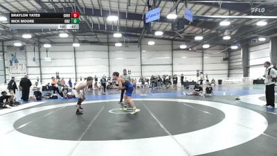 170 lbs Rr Rnd 3 - Braylon Yates, Carolina Mat Mavericks - HSB vs Nick Moore, Grizzly Wrestling Club - HSB