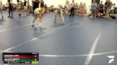 100 lbs Finals (2 Team) - Brayden Laird, Team 302 vs Bradon Binetti, Triumph Trained