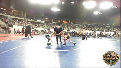 58 lbs Consi Of 8 #1 - Crew Smith, Hinton Takedown Club vs Kashen Bell, Division Bell Wrestling