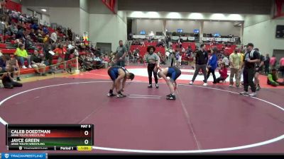 130 lbs Cons. Round 2 - Caleb Doedtman, Arab Youth Wrestling vs Jayce Green, Arab Youth Wrestling