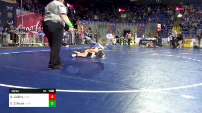 105 lbs Round Of 16 - Isabella Olshefskie, Hughesville vs Sydney Laputka, Parkland