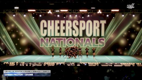 Cheer Factor - DIVINE [2026 L2 Youth - Flex - Small Day 1] 2026 CHEERSPORT National All Star Cheerleading Championship