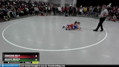 86 lbs Champ. Round 2 - Brogan Brasch, Immortal Athletics WC vs Jonathan Sells, Salem Elite Mat Club