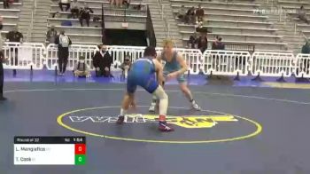 132 lbs Prelims - Luke Mangiafico, CT vs Timothy Cook, RI