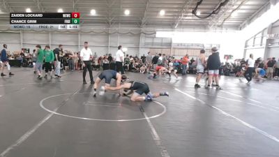 144 lbs Round 5 (8 Team) - Zaiden Lockard, Wrecking Crew WC vs Chance Grim, FORGE