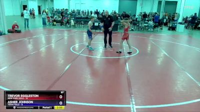 97 lbs 2nd Wrestleback (8 Team) - Trevor Eggleston, New York Gold vs Asher Johnson, Texas Gold