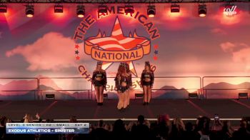 Exodus Athletics - Sinister [2025 L3 Senior - D2 - Small Day 2] 2025 The American Northwest Portland Nationals