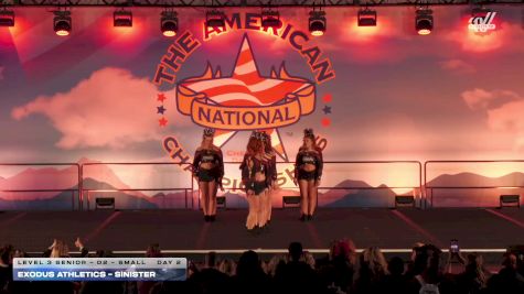 Exodus Athletics - Sinister [2025 L3 Senior - D2 - Small Day 2] 2025 The American Northwest Portland Nationals