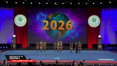 Woodlands Elite - OR - Weapon X [2026 L6 Senior XSmall Coed Semis] 2026 The Cheerleading Worlds