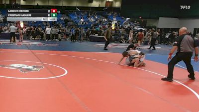 126 lbs Consi Of 64 #2 - Landon Herdic, CT vs Cristian Haslem, MI