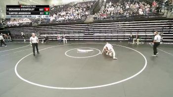 3A 138 lbs Champ. Round 1 - Carter Anderson, Delta vs Benjamin Steinfeildt, Manti