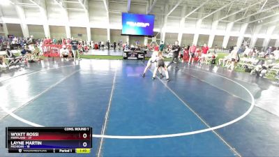 106 lbs Semis & 1st Wrestleback (8 Team) - Wyatt Rossi, Maryland vs Layne Martin, Michigan