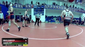 215 lbs Semis & Wb (16 Team) - Parker Hart, Heritage Hills vs Brock Robinson, Renselear Central