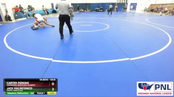 133 B Round 2 - Jack Malinconico, Poway Wrestling vs Carter Perkins, Sanderson Wrestling Academy