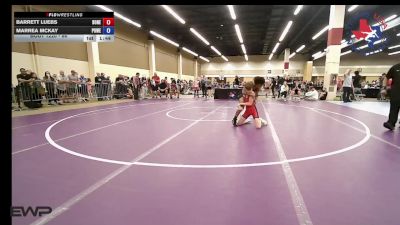 86 lbs Semifinal - Barrett Luebs, Boneyard Wrestling Academy vs Marrea McKay, Powerhouse Wrestling