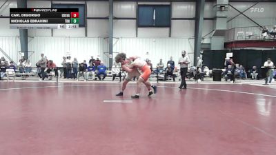 285 lbs Semifinal - Carl DiGiorgio, Coast Guard vs Nicholas Ebrahimi, Trinity