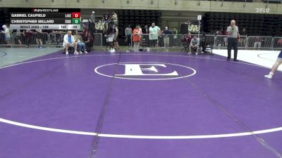 189 lbs Quarterfinal - Gabriel Caufield, Lake Ariel vs Christopher Millard, Edgewater